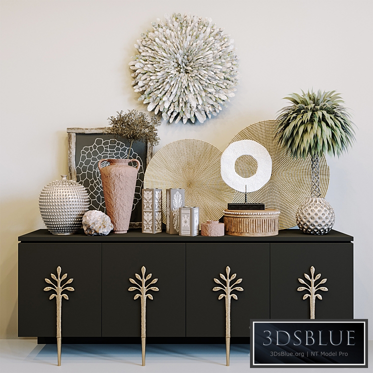 Ambella Sapling cabinet + ethnic decorative set
