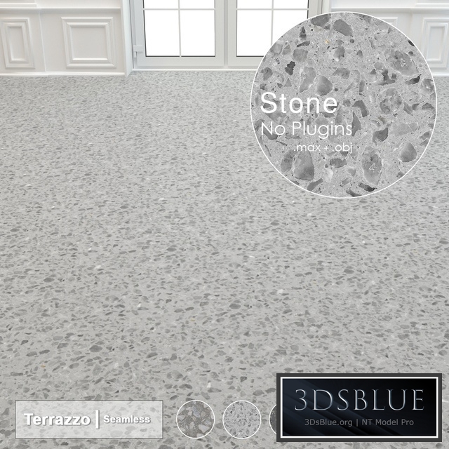 Seamless Terrazzo Stone 004