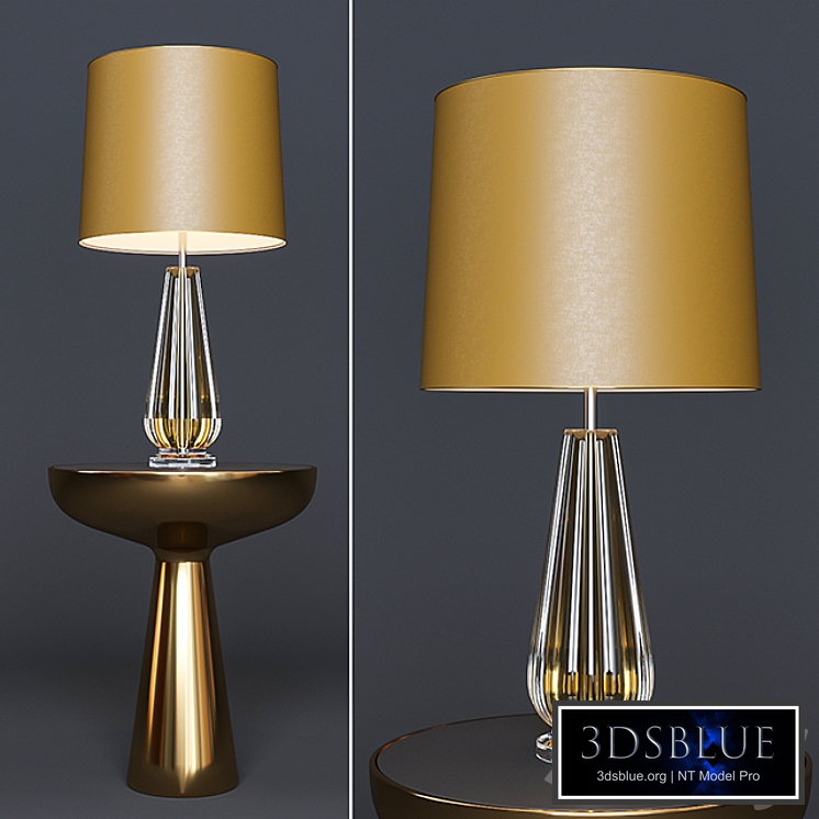 Table Lamp Flato and Side Table Lindos low (Eichholtz)