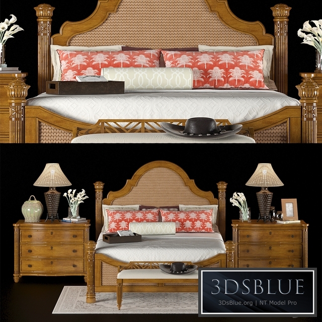 LEXINGTON HOME BRANDS ISLAND ESTATE BY TOMMY BAHAMA HOME ROUND HILL BED