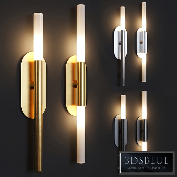 Rousseau Medium Bath Sconce and Rousseau medium vanity