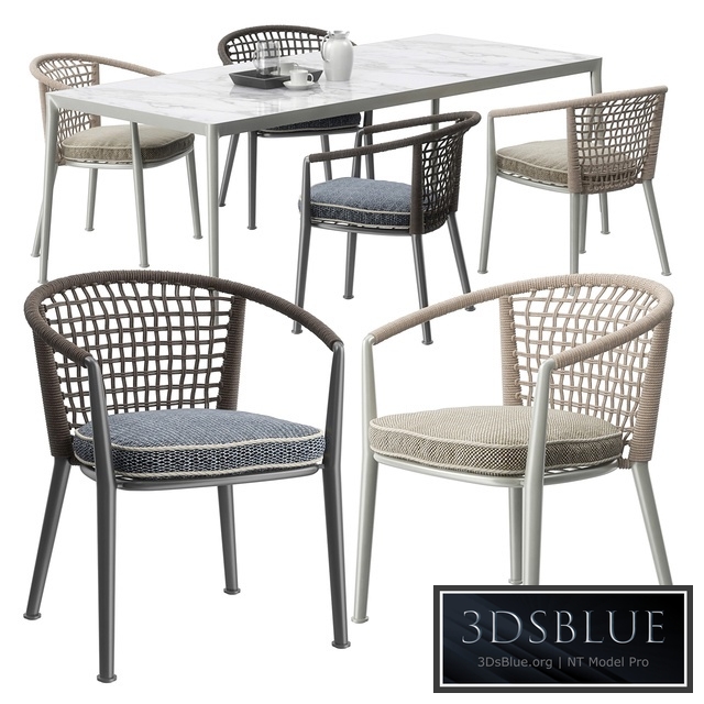 B & B Italia Outdoor ERICA &#39;19 chairs set