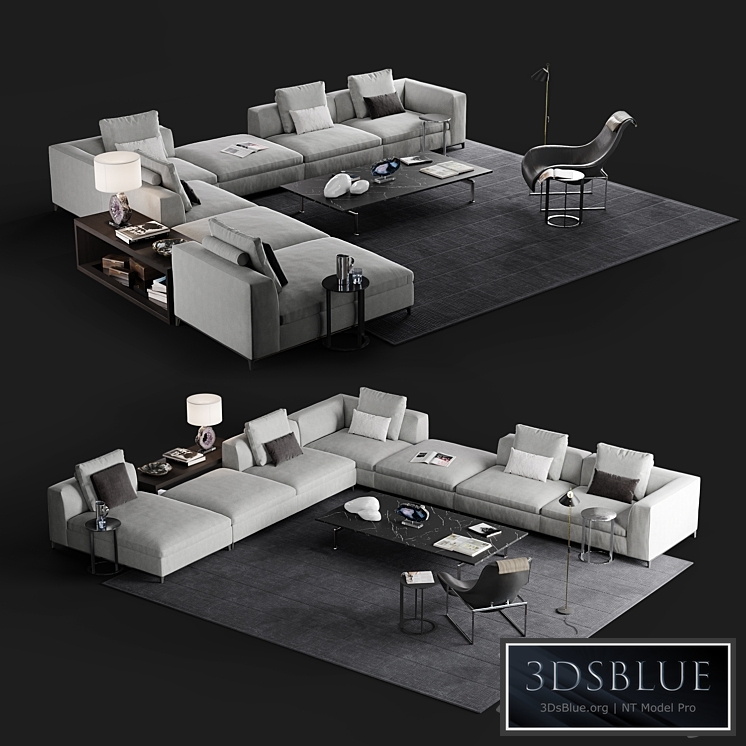 B & B Michel Club sofa set