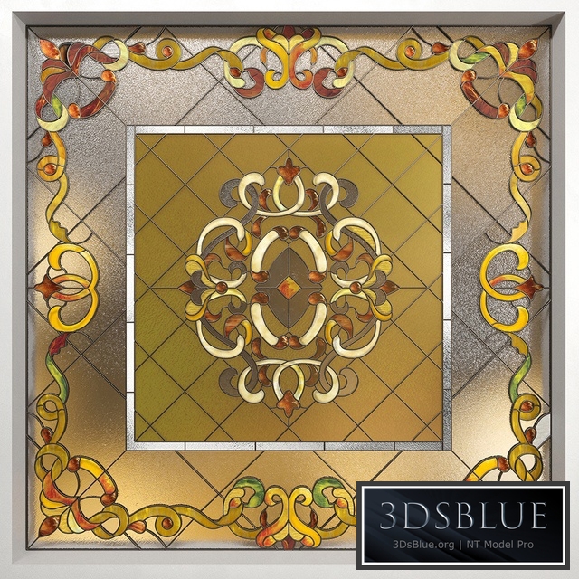 Ceiling stained glass