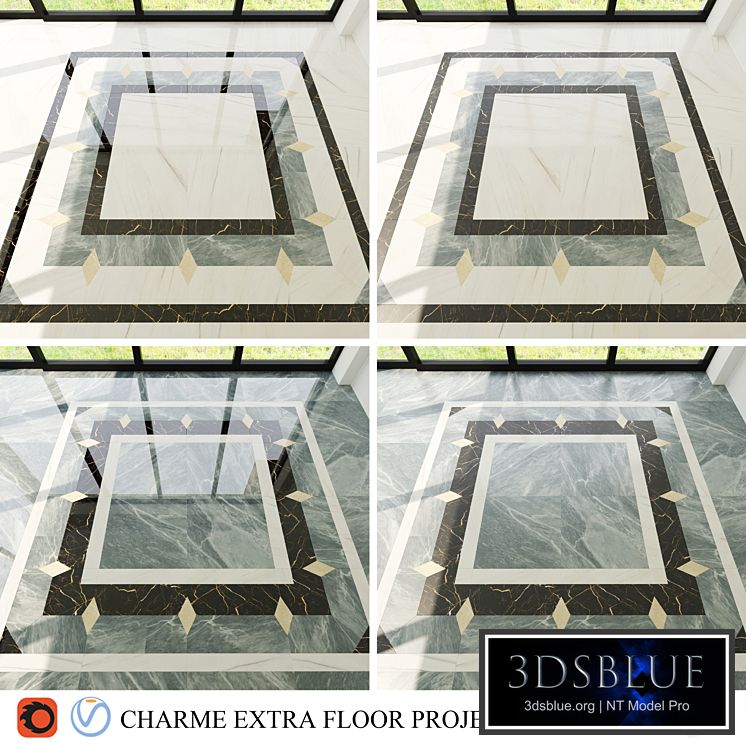 Italon charme extra floor intarsio decor