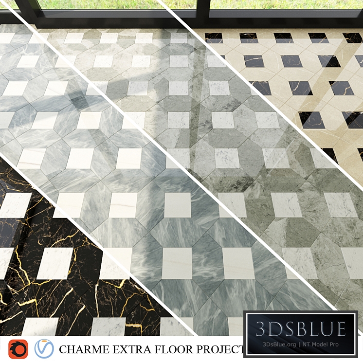 Italon charme extra floor mosaico poligon