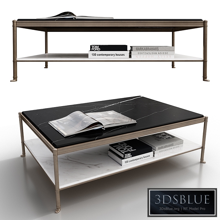 HOLLYHUNT D'ORSAY COCKTAIL TABLE