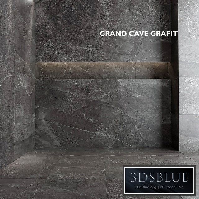 Tubadzin Monolith Grand Cave Graphite