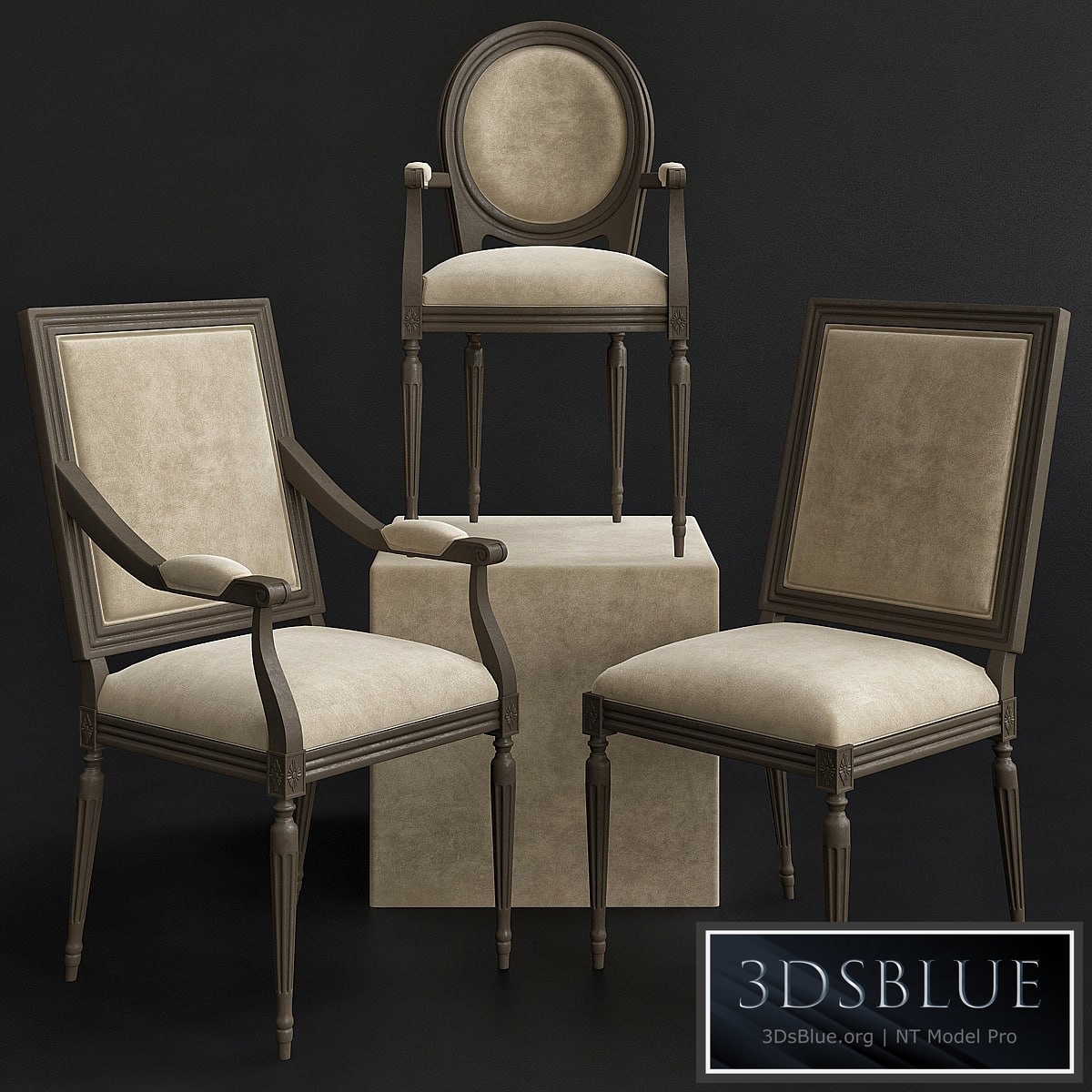 Restoration Hardware Classic Upholstered Chairs