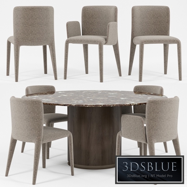 Potocco Lars chair and armchair