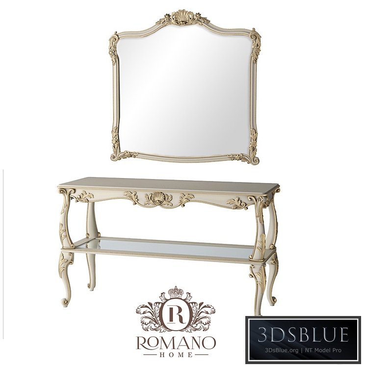 (OM) Olivia and Olivia Large Romano Home Console