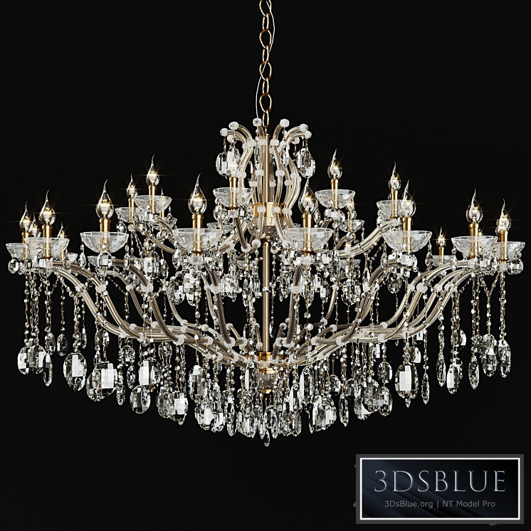 Chandelier Crystal Lux Hollywood SP20 + 10 Gold