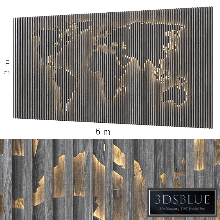 Decorative wall 146.