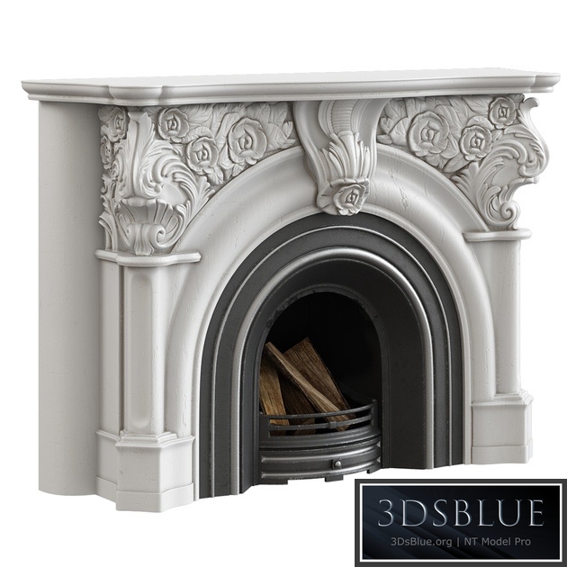 Victorian fireplace