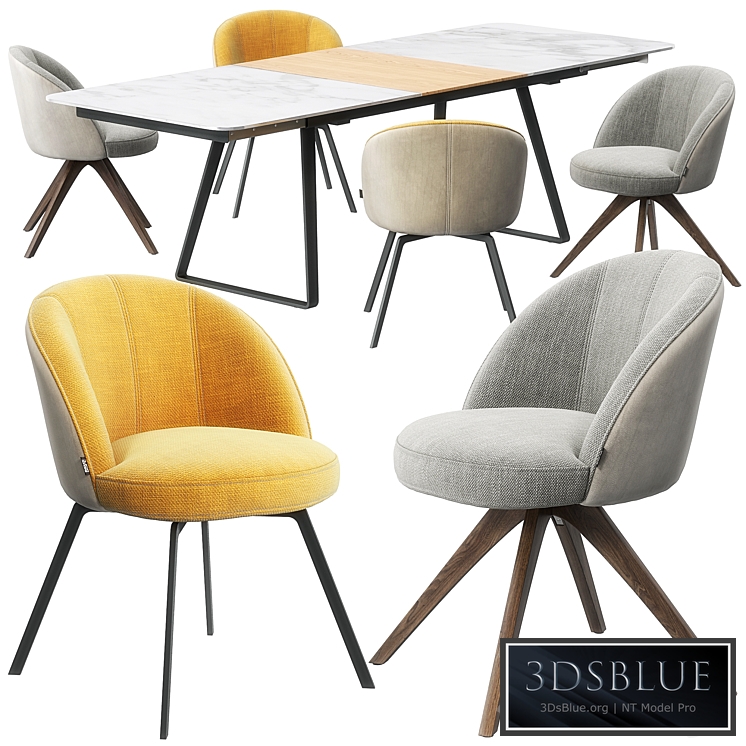 Rolf Benz 629 chair set