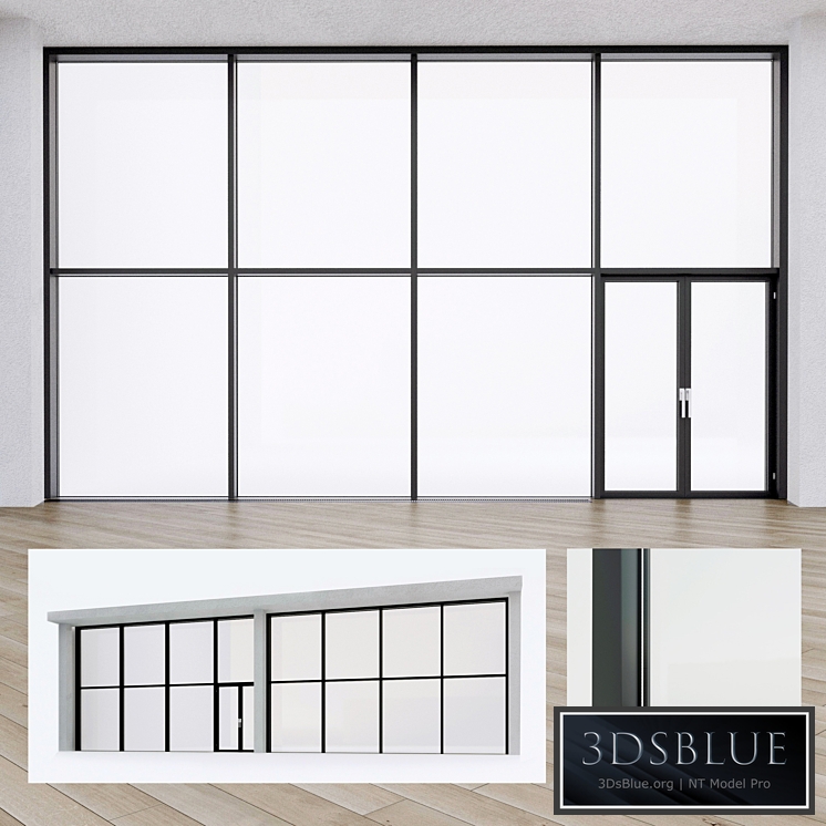 Panoramic windows. Stained glass.8