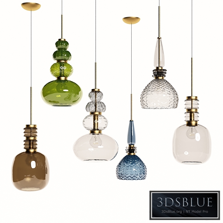 Suspended lamps Carnival by Vintage