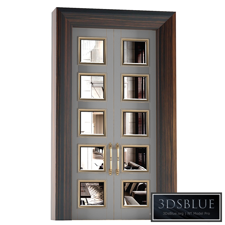 Interior sliding doors with mirror Art Deco