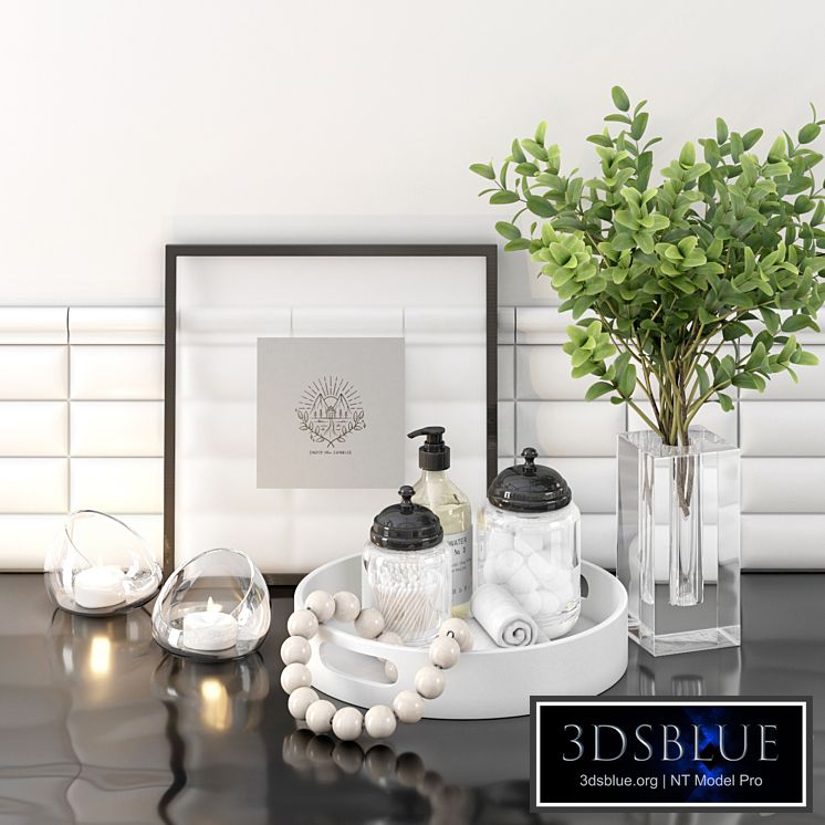 DECORATIVE SET BY SELIVERSTONE №6 FOR BATHROOM