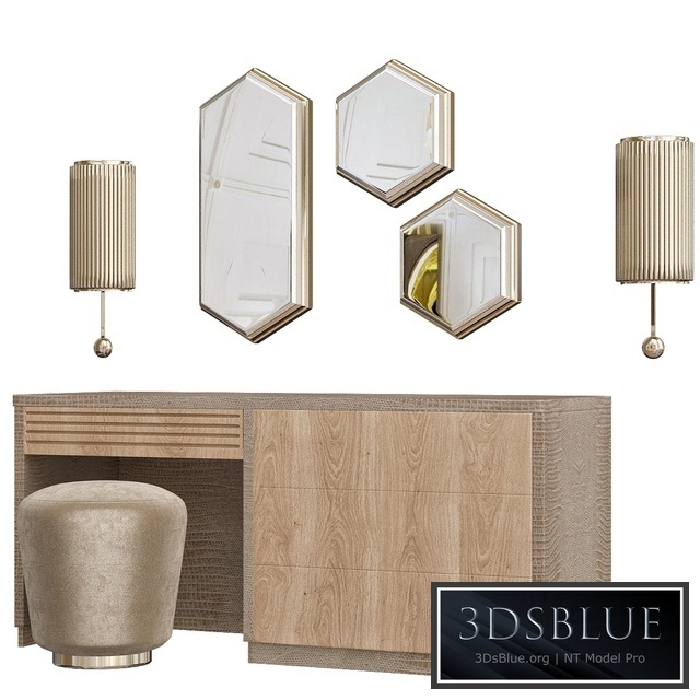 PANDORA Upholstered pouf by Caroti