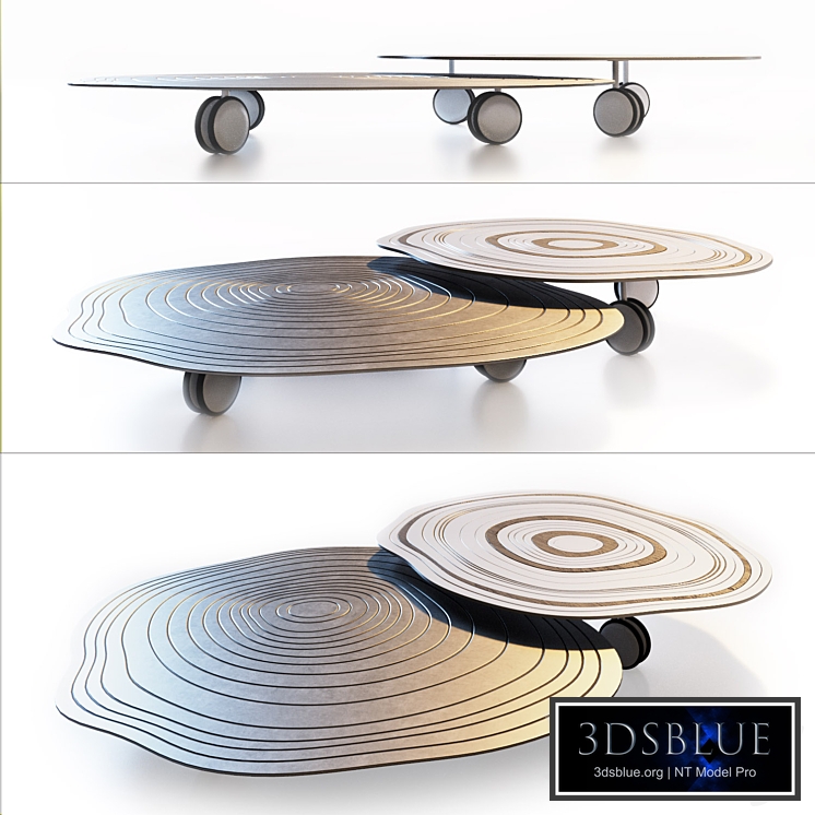 Saba Silver Ring Coffee Table