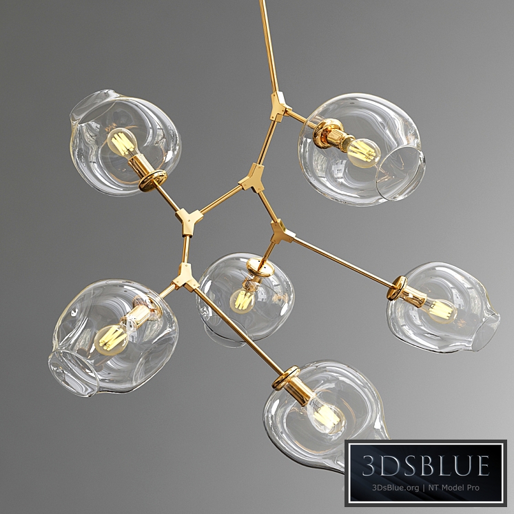 Branching bubble 6 lamps