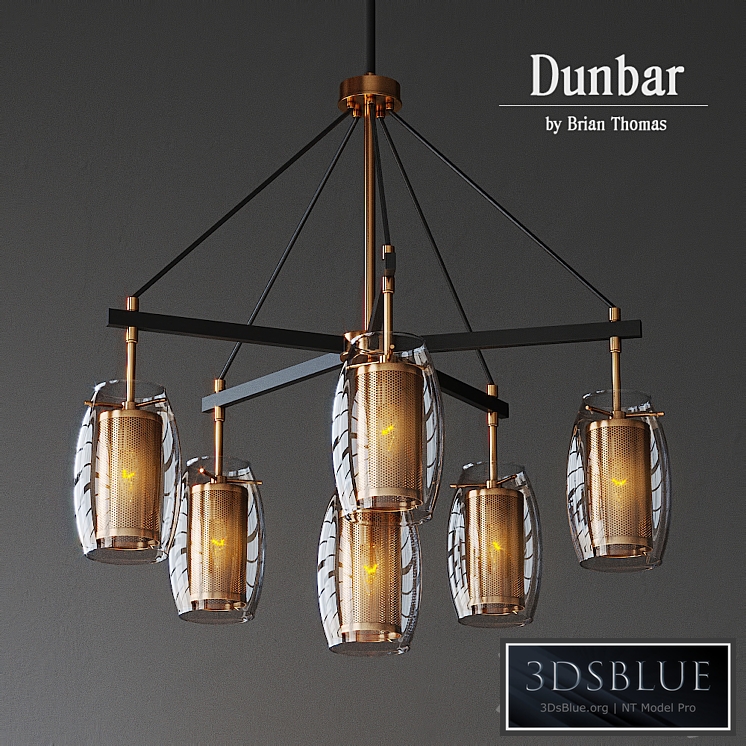 Dunbar 6 Light Chandelier | Savoy house
