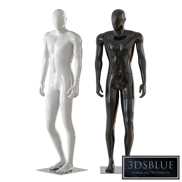 Faceless male mannequin 32
