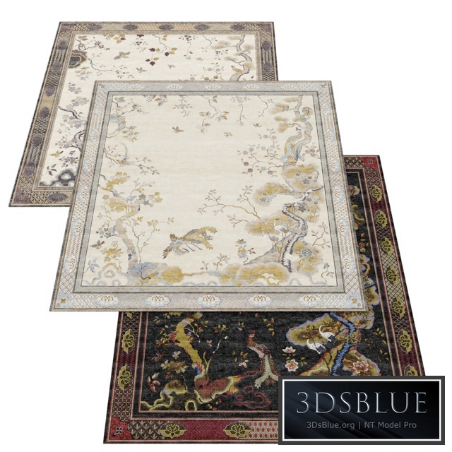 Tapis Rouge Chinoiserie