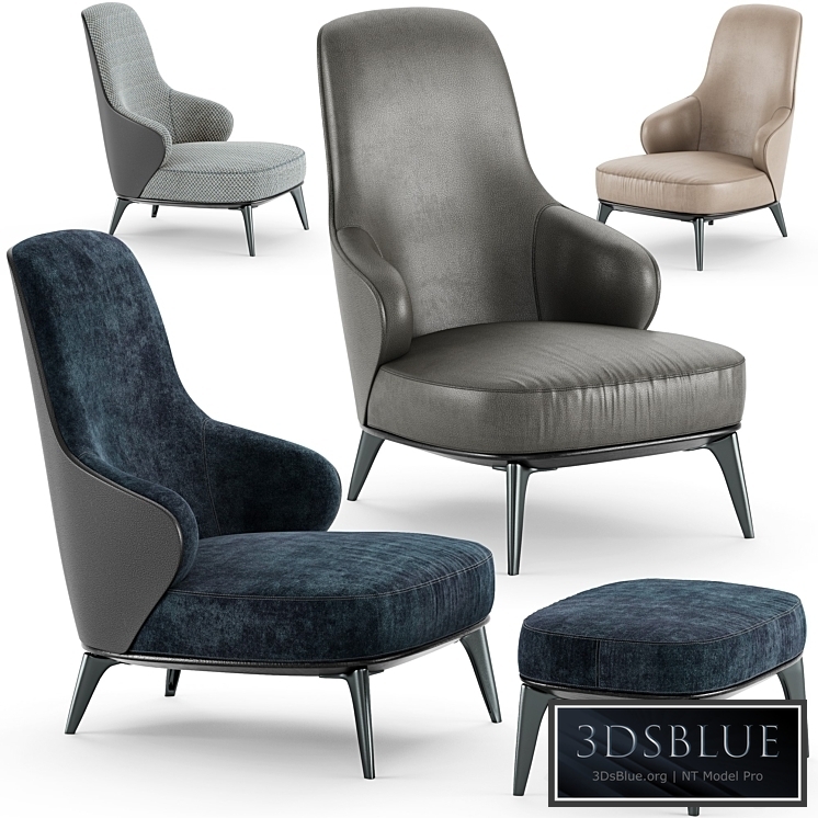 Minotti Leslie Bergere Armchair