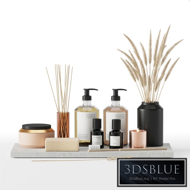 Bathroom accessories set 01