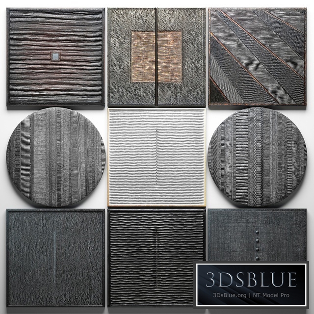 Wood Wall Sculpture, wall decor, a set of paintings, luxury, panels, loft, black painting, eco design, natural decor, wooden, interior, stylish, carving