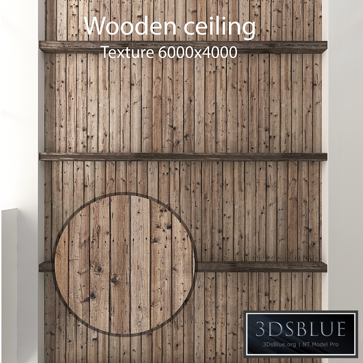 Wooden ceiling with beams 21