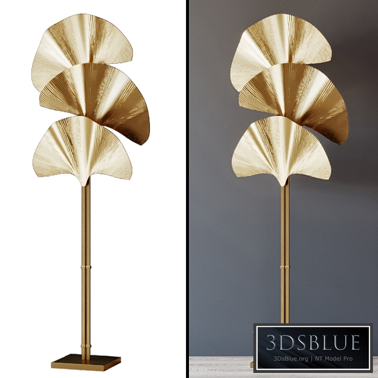 Floor Lamp Floor Lamp Las Palmas Gold