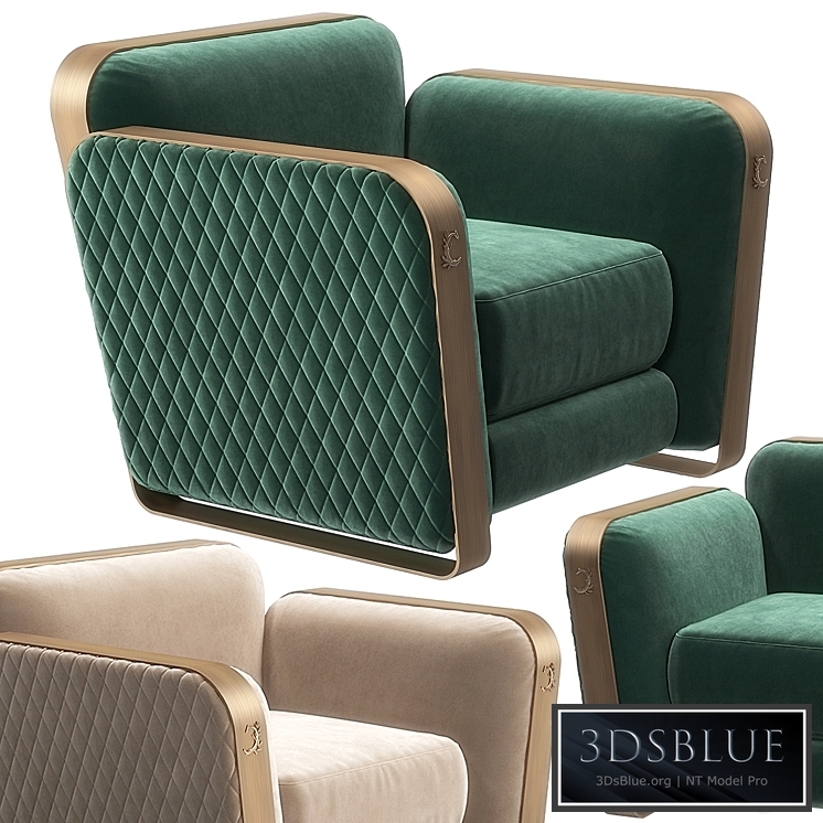 Voyage small armchair by Cantori