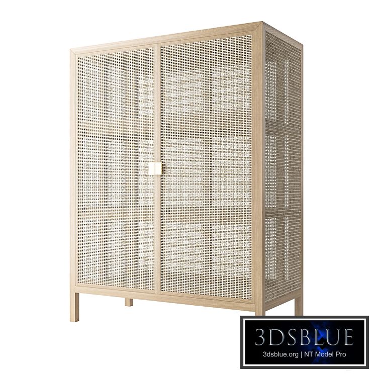 Ikea stockholm wicker chest of drawer