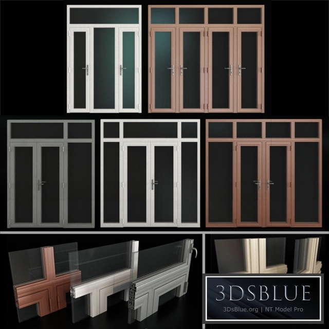 Stained aluminum doors / Stained aluminum doors1
