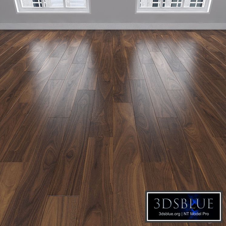 Parquet American walnut, 3 types: herringbone, linear, chevron.