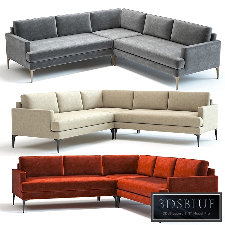 West Elm Andes L-Shaped Sofa