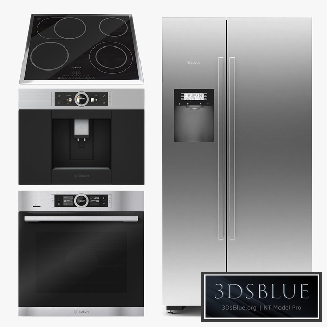 Bosch fridge cooktop oven cooktop coffee machine