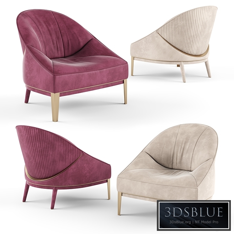 Visionnaire RosemaryUpholstered fabric armchair