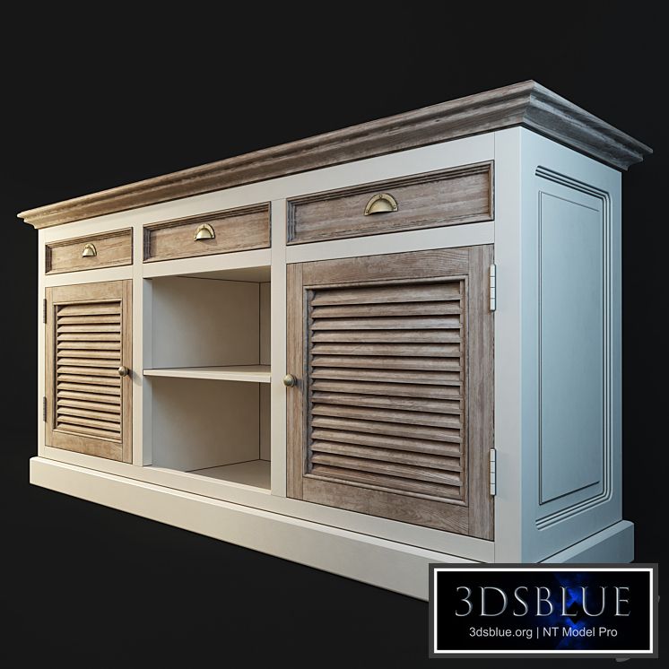 Chest / sideboard. Secret De Maison Riviera. antique white