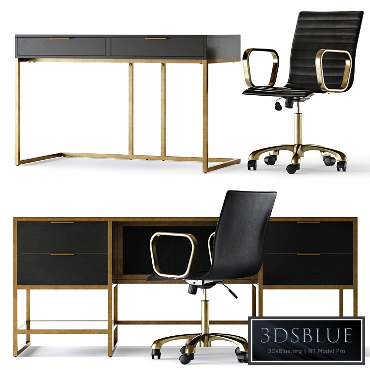 Crate and Barrel Oxford Home Office