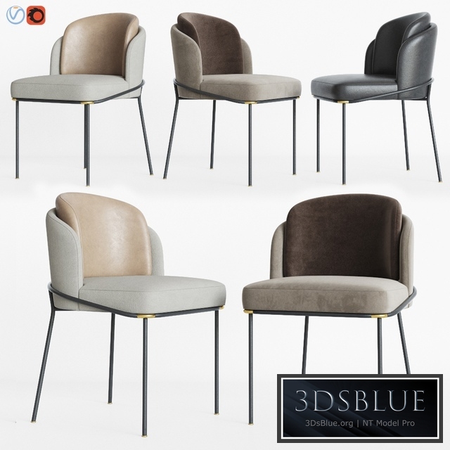 Minotti Fil noir Dining chaire