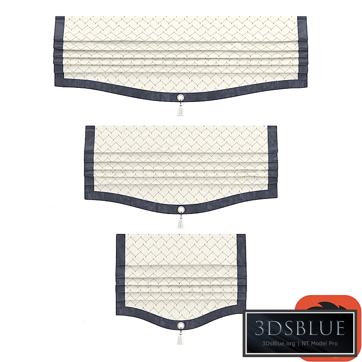 Set of Roman curtains ARISSA