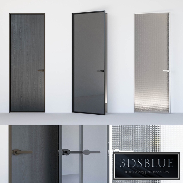 Aladin Swing Mono door by Glas Italia