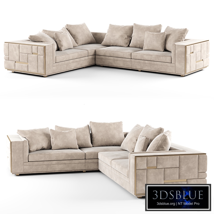 Visionnaire BABYLON Sectional leather sofa_02
