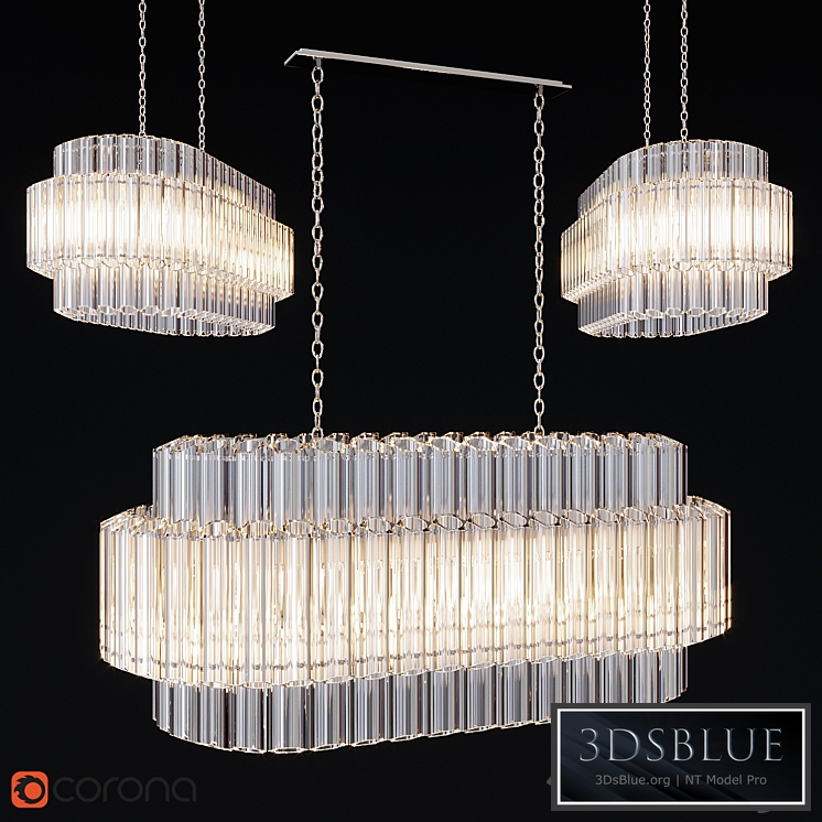 Chandelier Vittoria Rectangle