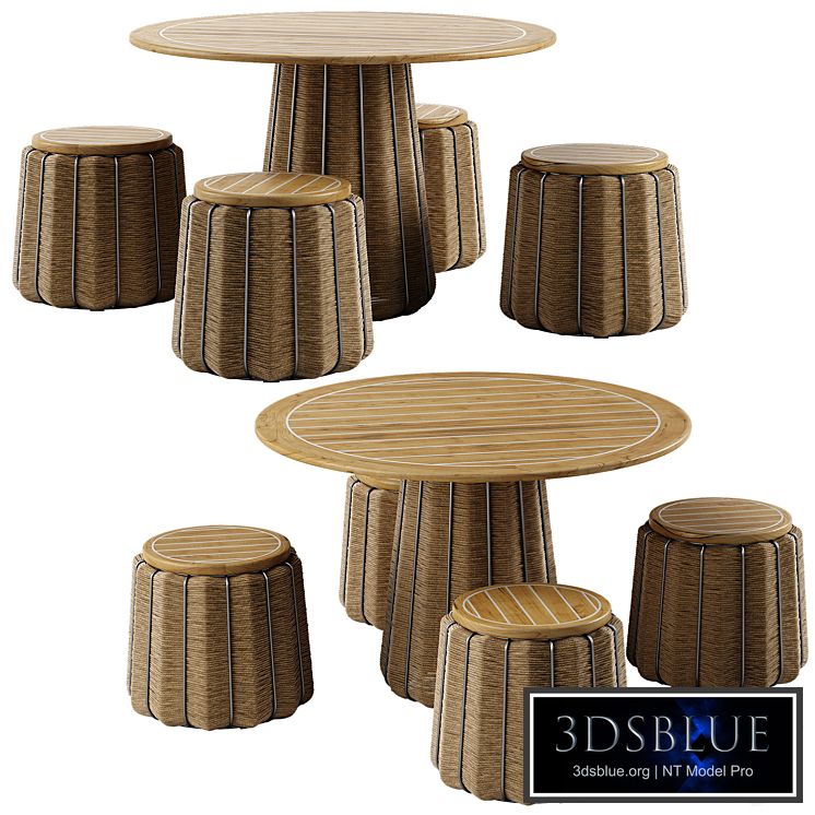 Mcguire Satsuma dining set