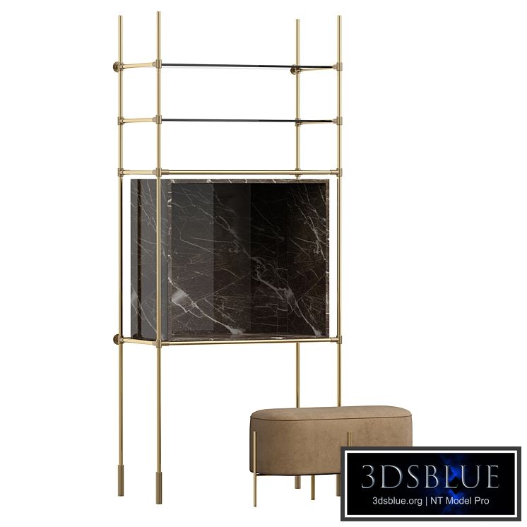 Rack with a padded stool 3 in 1 from My Imagination